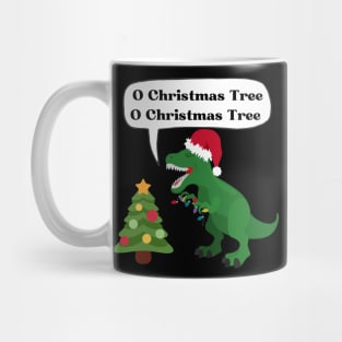 T-Rex Christmas Mug